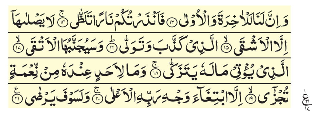 Surah AL Lail